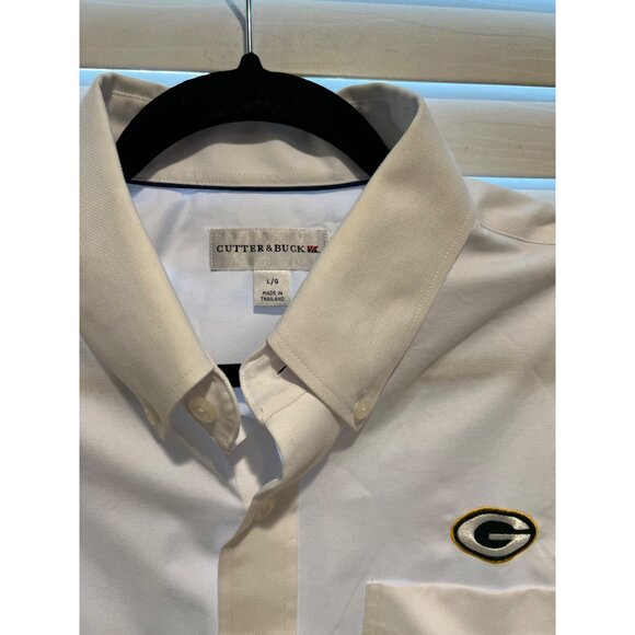 Cutter & Buck‎ Green Bay Packers Long Sleeve Button Up - Size L - Picture 2 of 3